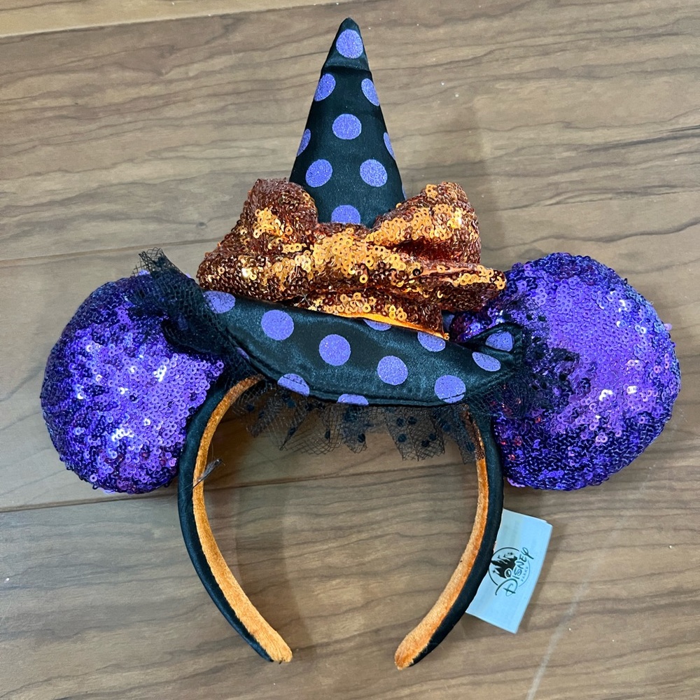 NWOT Disney Minnie Mouse Witch Ears